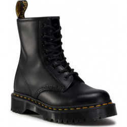 Trapery damskie Dr. Martens ze skóry sznurowane