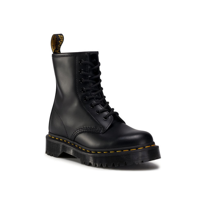Trapery damskie Dr. Martens ze skóry sznurowane