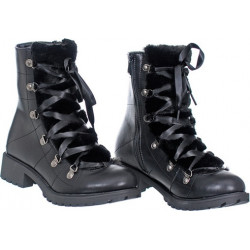 Trapery damskie Family Shoes sznurowane na obcasie