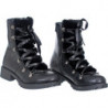 Trapery damskie Family Shoes sznurowane na obcasie