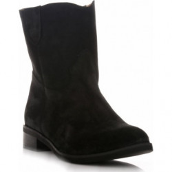 Botki K ze skóry w stylu casual na obcasie