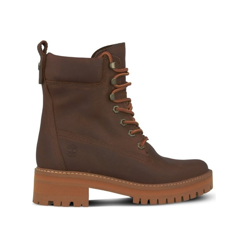 Trapery damskie Timberland z płaską podeszwą sznurowane