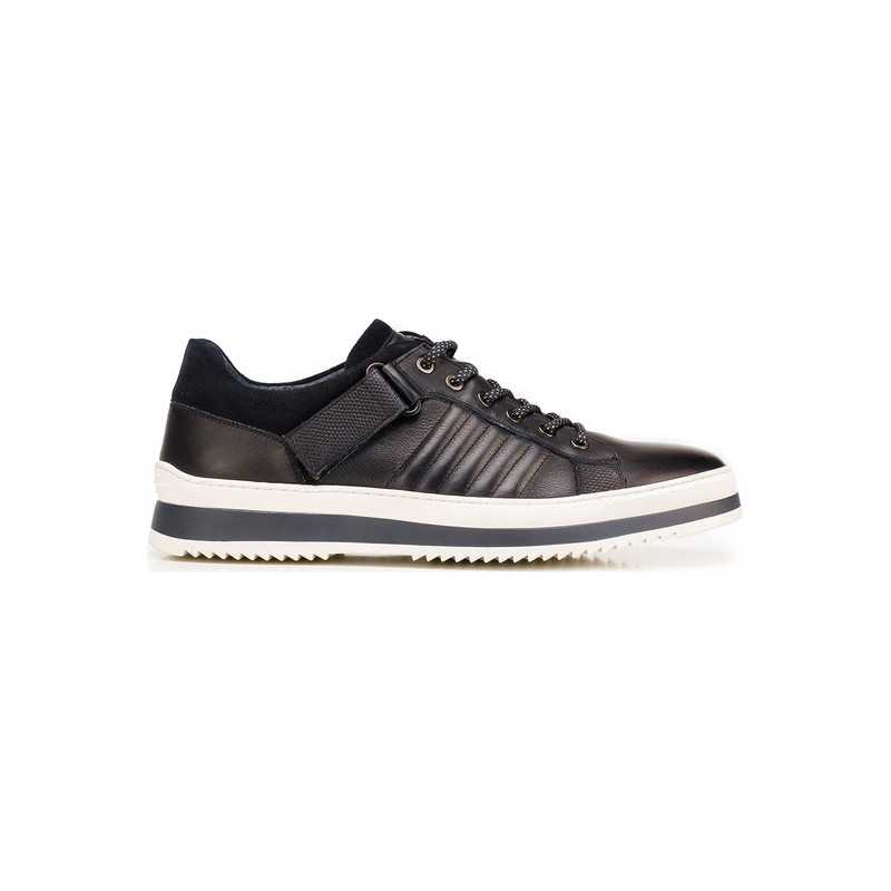 Wittchen Męskie sneakersy skórzane na grubej podeszwie