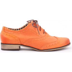 Zapato jazzówki - skóra naturalna - model 246 - kolor dynia