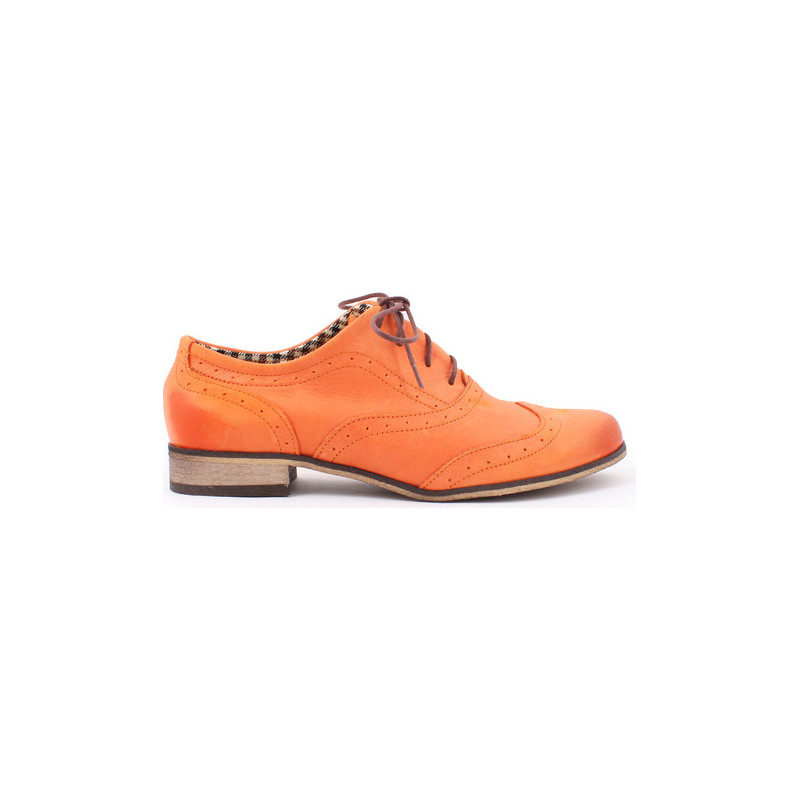 Zapato jazzówki - skóra naturalna - model 246 - kolor dynia