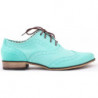 Zapato jazzówki - skóra naturalna - model 246 - kolor miętowy