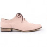Zapato jazzówki - skóra naturalna - model 246 - kolor różowy