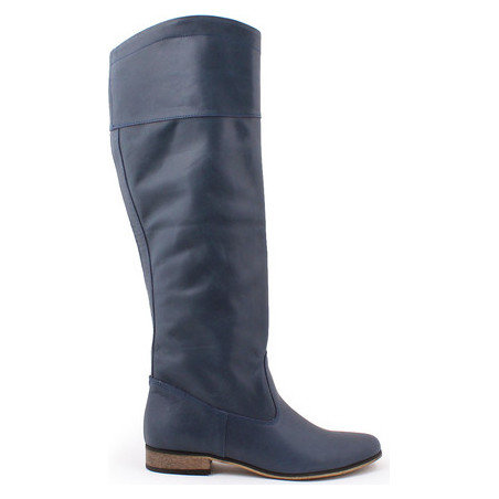 Zapato kozaki - skóra naturalna - model 125 - kolor granat