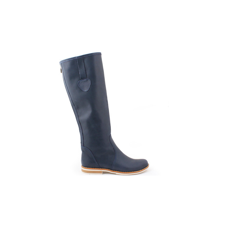 Zapato kozaki - skóra naturalna - model 127 - kolor granat