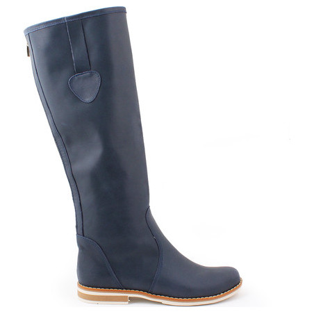 Zapato kozaki - skóra naturalna - model 127 - kolor granat