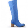 Zapato kozaki - skóra naturalna - model 154 - kolor szafir