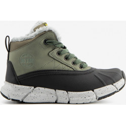 Zielone buty dziecięce zimowe Gemre.com.pl sznurowane