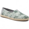 Zielone buty letnie męskie Toms z tkaniny