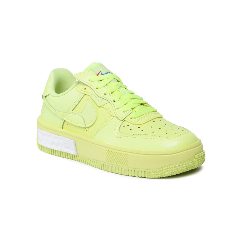 Zielone buty sportowe Nike sznurowane