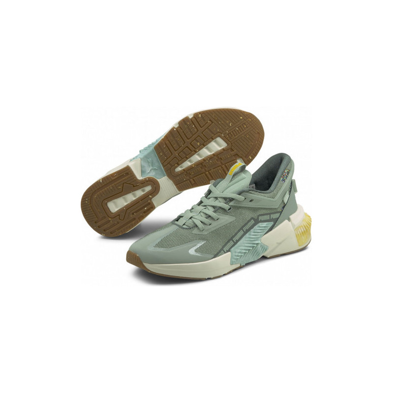 Zielone buty sportowe Puma