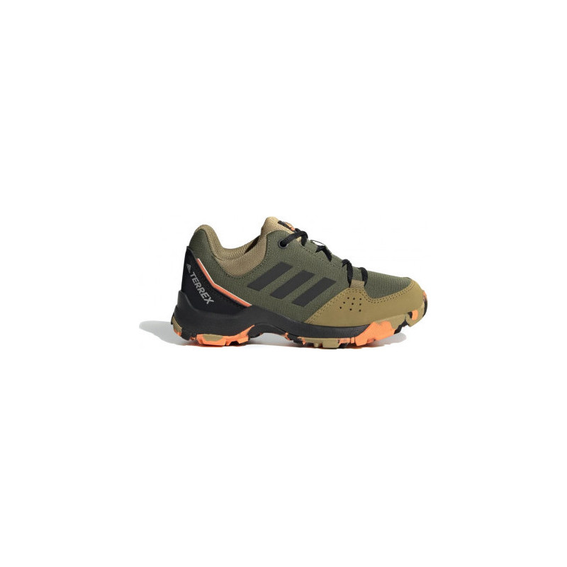 Zielone buty trekkingowe dziecięce Adidas sznurowane