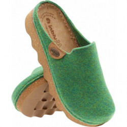 Zielone klapki Inblu w stylu casual