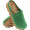 Zielone klapki Inblu w stylu casual