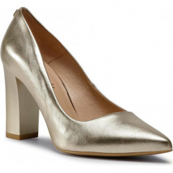 Złote czółenka eobuwie.pl