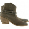 Botki Lafemmeshoes na zamek w stylu boho na obcasie