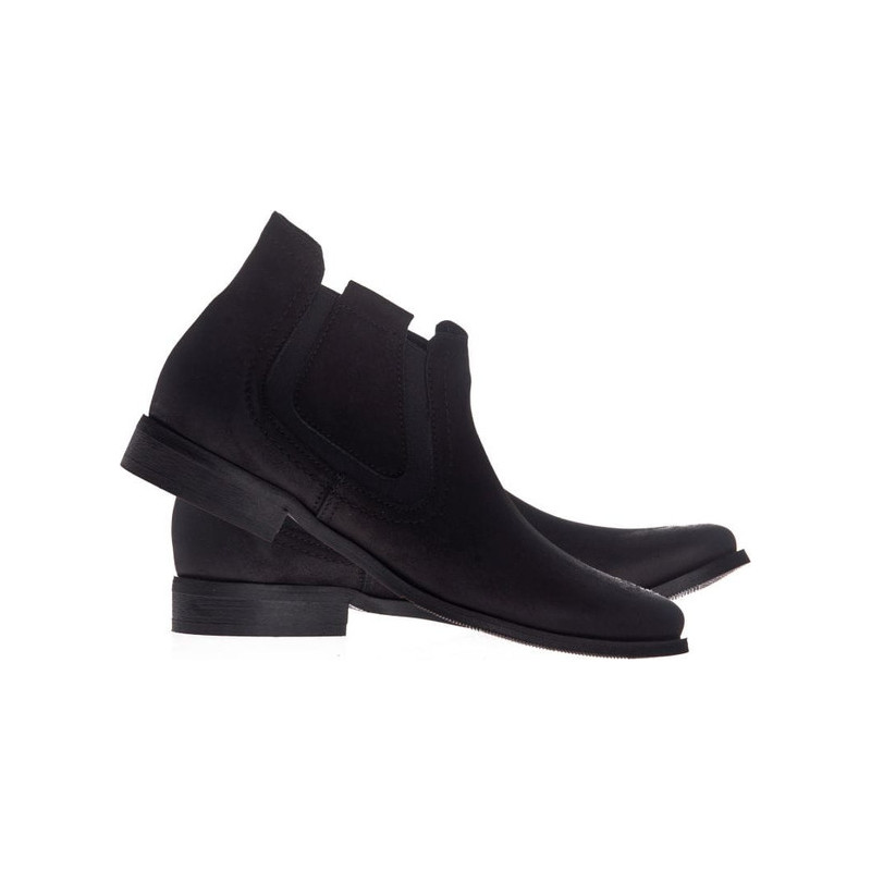 Botki Lafemmeshoes w stylu casual ze skóry