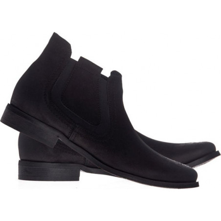 Botki Lafemmeshoes w stylu casual ze skóry
