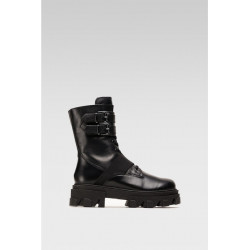 Botki Lasocki z płaską podeszwą na zamek w stylu casual