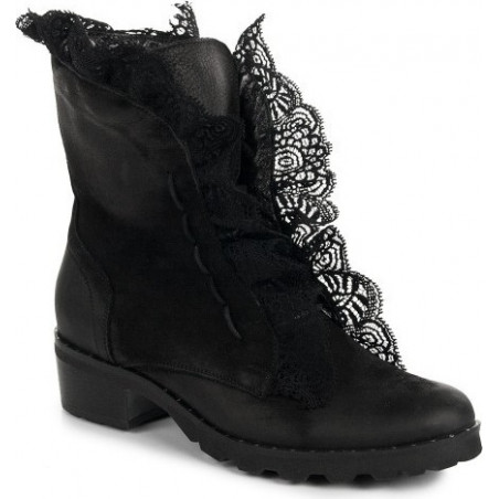 Botki Lewski shoes sznurowane