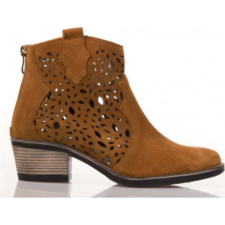 Botki Lewski z weluru