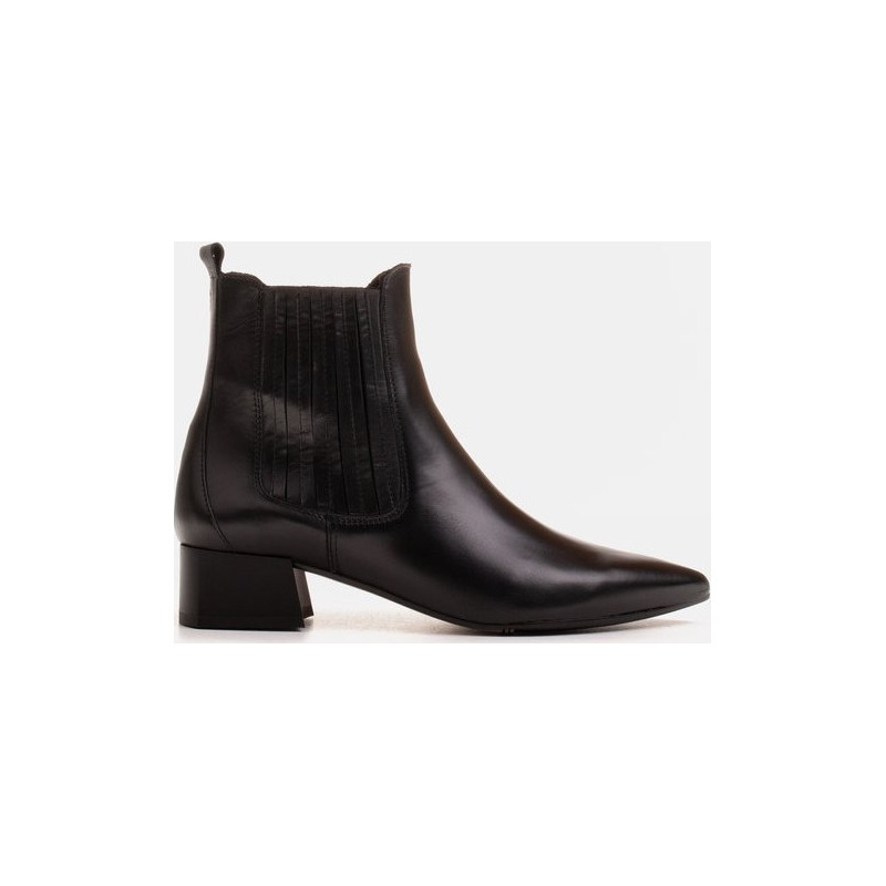 Botki Marco Shoes na obcasie w stylu casual