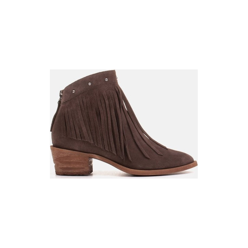 Botki Marco Shoes z zamszu