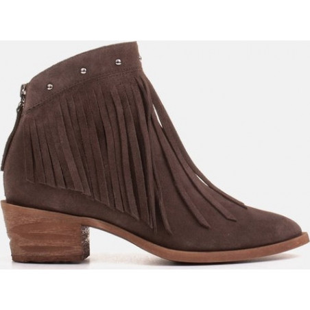 Botki Marco Shoes z zamszu