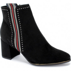 Botki Marco Tozzi na zamek na słupku