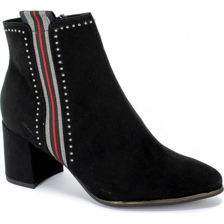 Botki Marco Tozzi na zamek na słupku