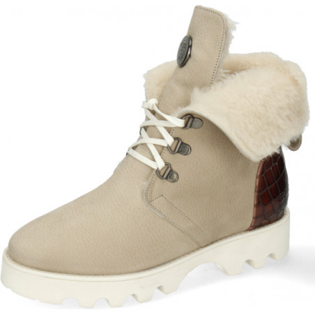 Botki Melvin & Hamilton w stylu casual sznurowane ze skóry