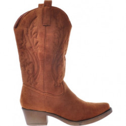 Botki Pantofelek24 na obcasie ze skóry ekologicznej