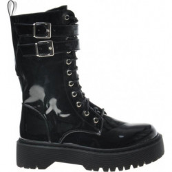 Botki Pantofelek24 sznurowane ze skóry ekologicznej