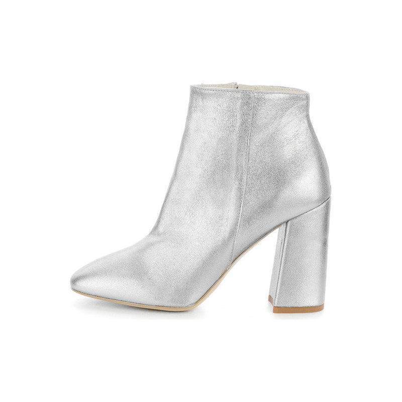 Botki Prima Moda ze skóry na zamek