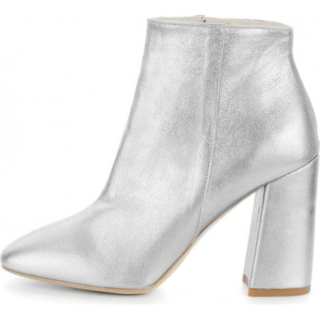 Botki Prima Moda ze skóry na zamek