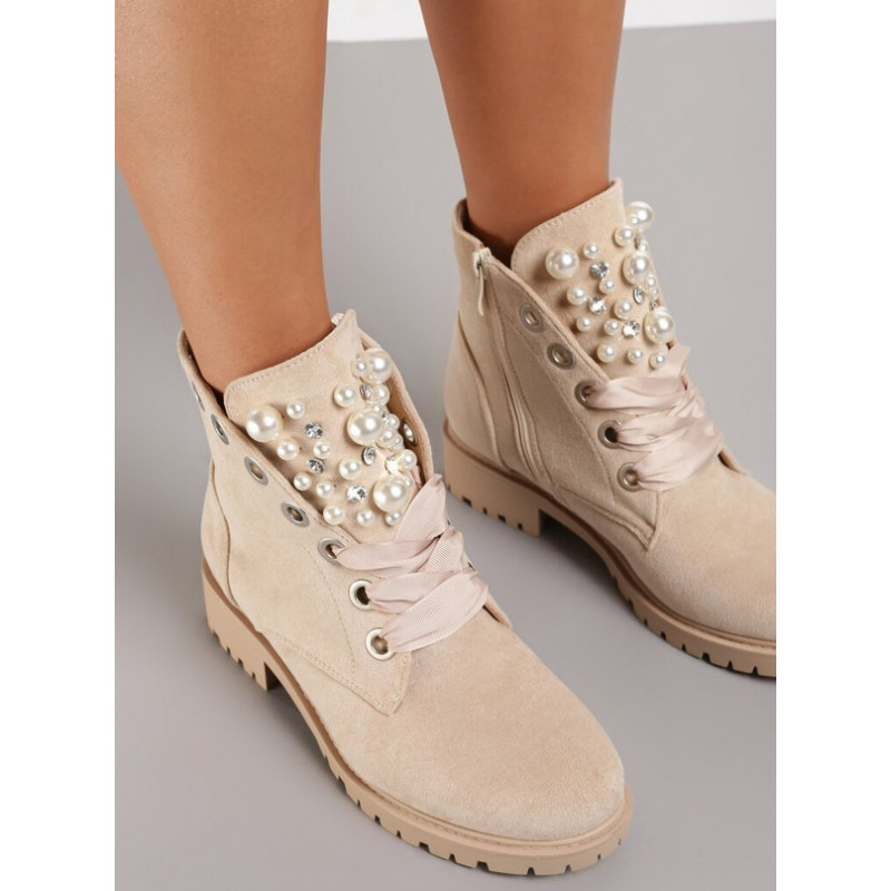 Botki Renee sznurowane
