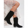 Botki Renee w stylu boho na obcasie