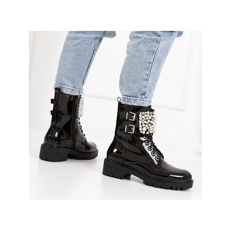 Botki Royalfashion.pl sznurowane