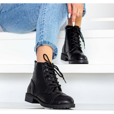 Botki sklep-szpilka24 w stylu casual ze skóry