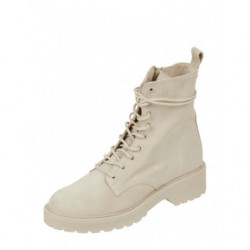 Botki Steve Madden sznurowane ze skóry