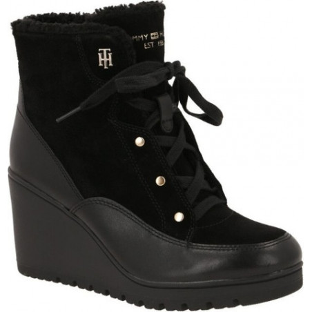 Botki Tommy Hilfiger ze skóry