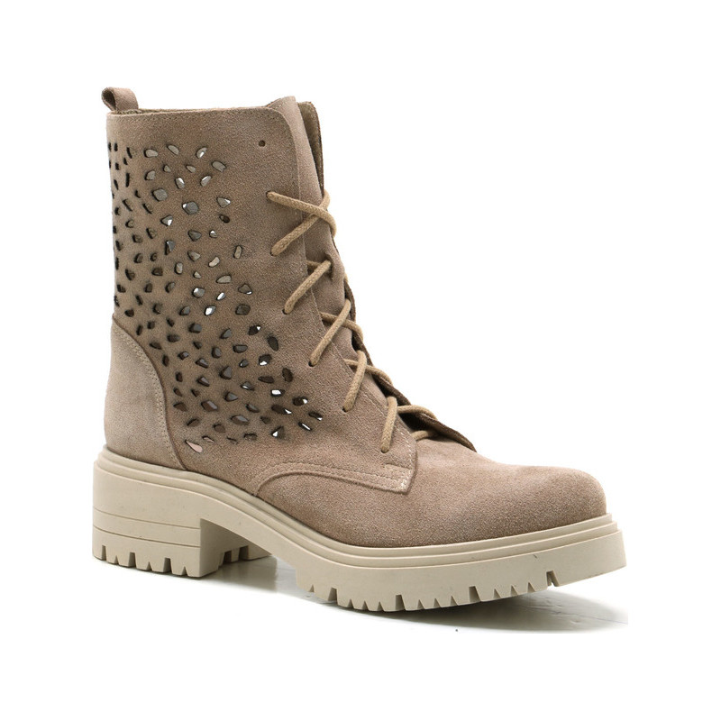 Botki Veronna w stylu casual sznurowane