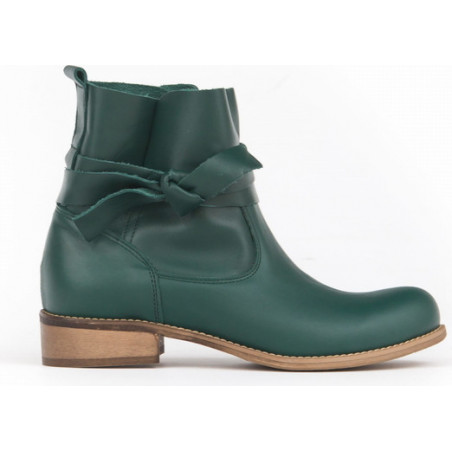 Botki Zapato na obcasie z nubuku