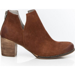 Botki Zapato na obcasie z zamszu