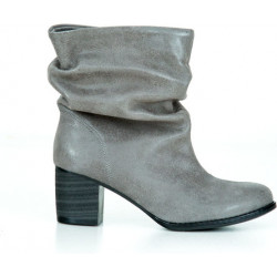 Botki Zapato na obcasie ze skóry