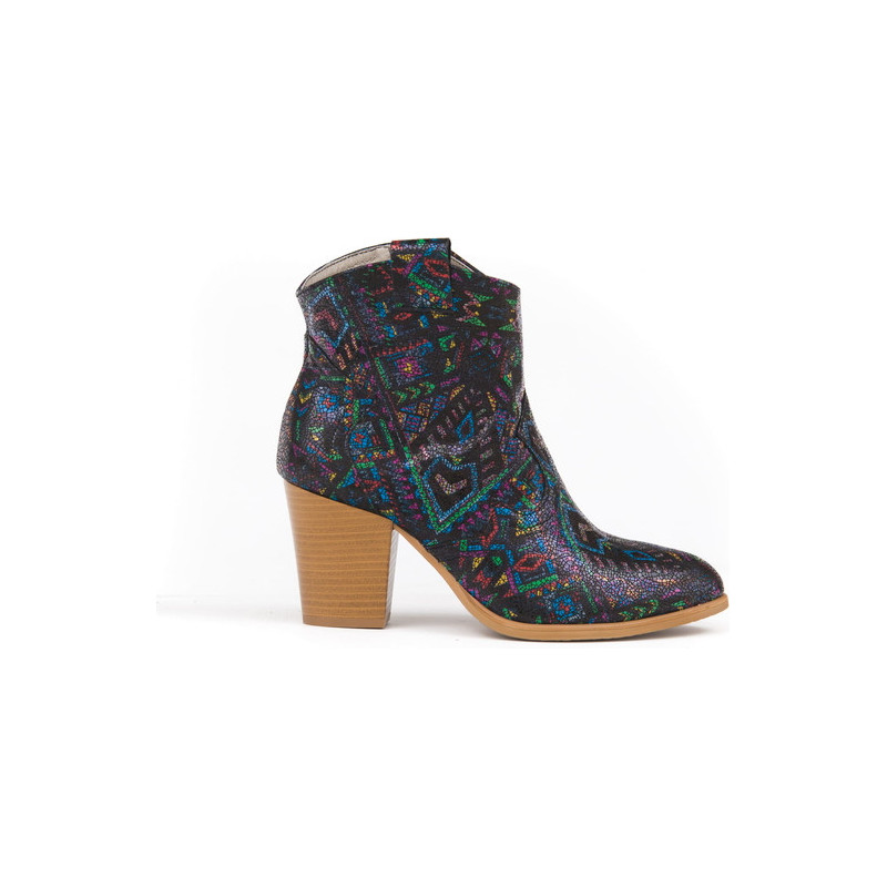 Botki Zapato na zamek na obcasie